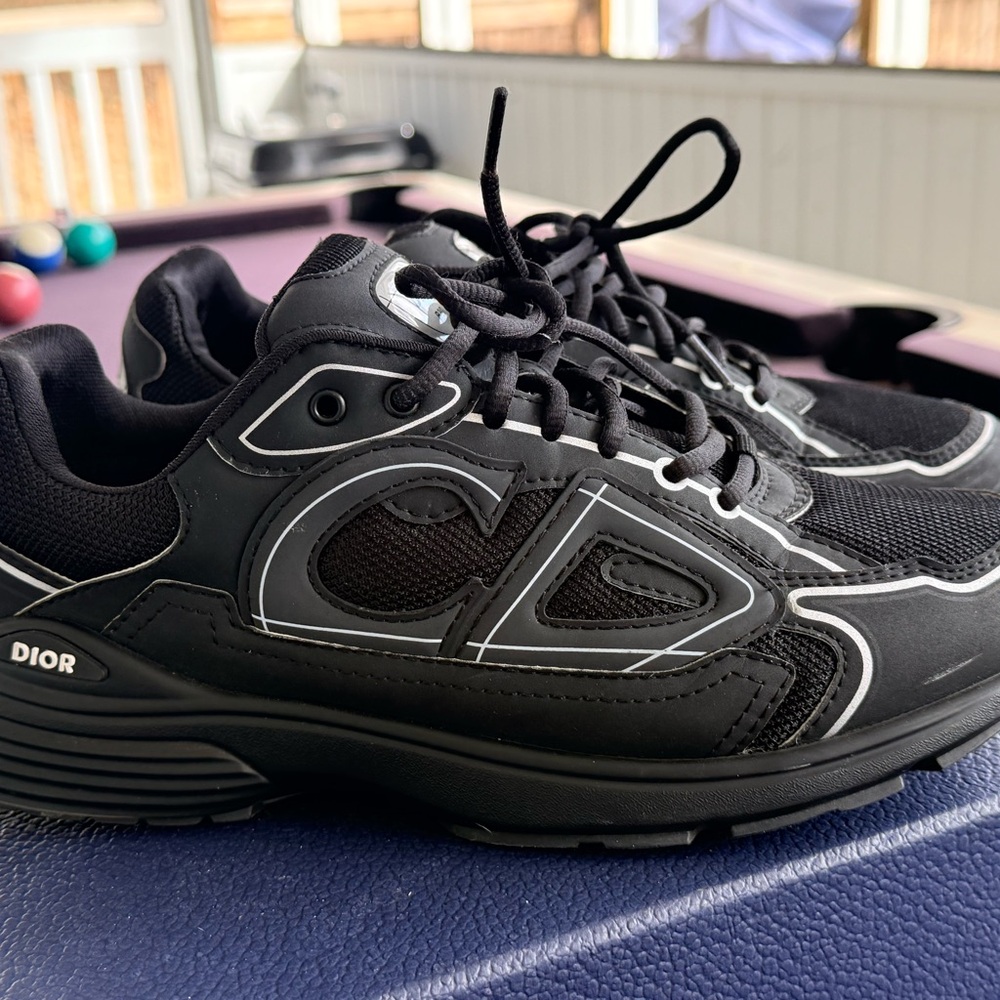 Dior B30 Men's Black Sneakers - Picture 2 of 11